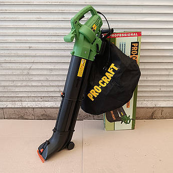 Садовий пилосос-повітродувка Procraft PGU2500 (2.2 кВт) з функцією телескопічної трубки