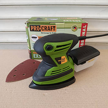 Шліфмашина ексцентрикова Procraft EX550E (140мм, 200Вт) Ексцентрик Прокрафт EX-550 E