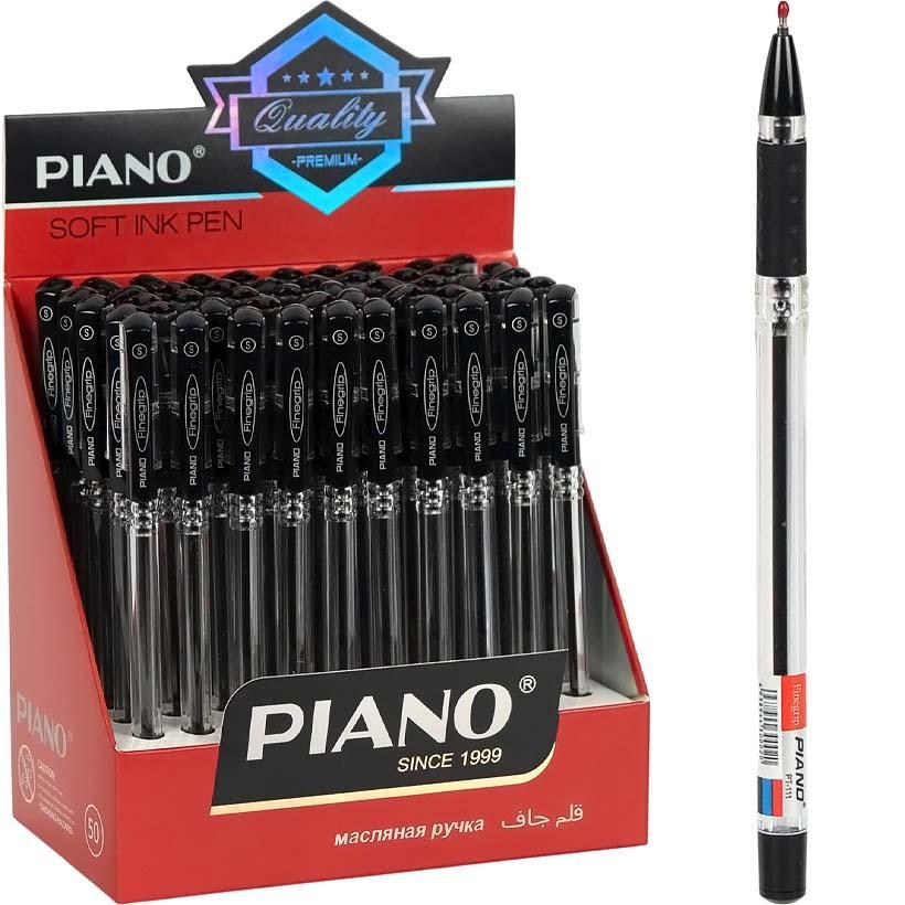 Ручка масляна чорна 0,5 мм Finegrip Piano PT-111