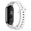 Силіконовий ремінець Mijobs для фітнес-браслета Xiaomi Smart Band 10 - White, фото 3