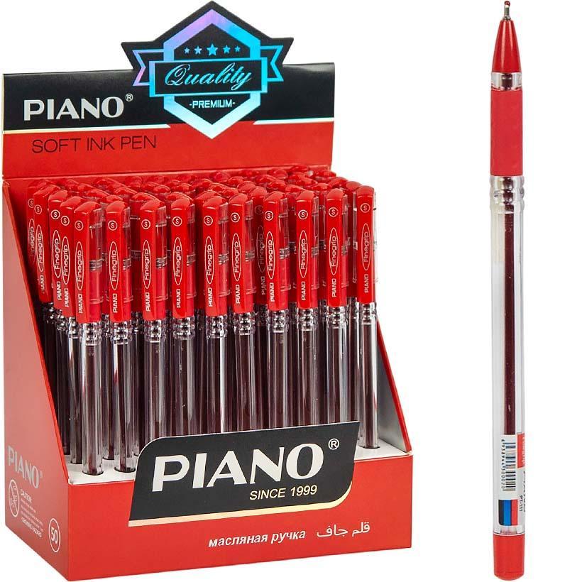 Ручка масляна червона 0,5 мм Finegrip Piano PT-111