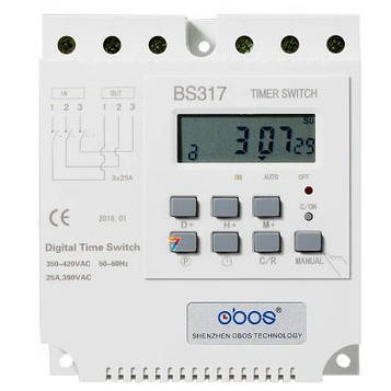BS317 380V Багатопрограмний трьох-фазний таймер