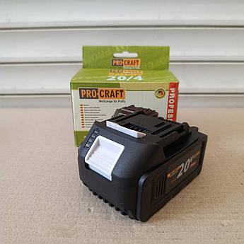 Акумуляторна батарея Procraft Battery 20/4 Universal (20В, 4Аг) Високовольтна