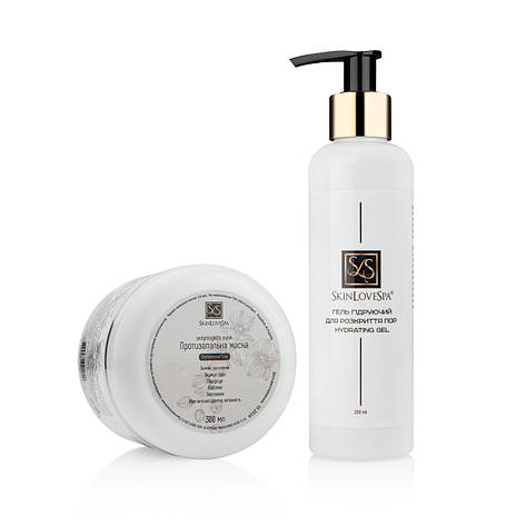 Набір для чистки обличчя ( Гель для відкриття пор + Маска для закриття пор 300мл), фото 1