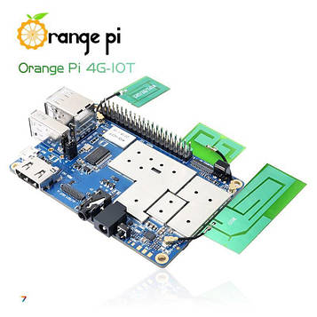 Orange Pi 4G-IOT 1G Cortex-A53 8GB EMMC Support 4G SIM Card Bluetooth Android6.0 mini PC
