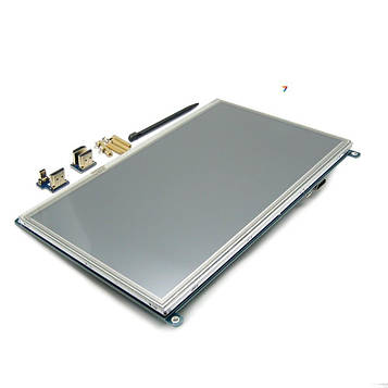 Raspberry 10.1 Inch 1024x600 LCD HDMI Сенсорний LCD HDMI екран для Raspberry Pi. Роздільна здатність: 1024 х 600 пікселів. 10.1