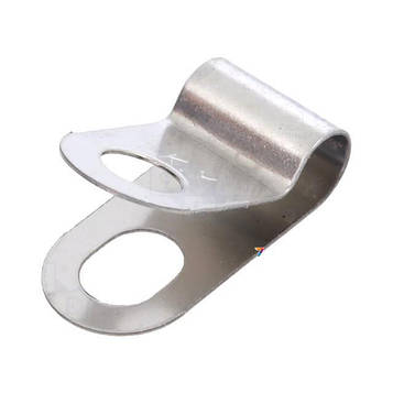 KTCC-4 Хомут, для екранованих проводів, нержавіюча сталь, петлі D: 4мм, A: 17,2мм