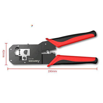 AM-318 Обжимний інструмент для RJ11 RJ12 RJ45, очищення ізоляції