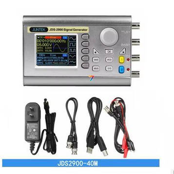 JDS2900-40MHz Двоканальний DDS генератор сигналів довільної і стандартної форми. Форма: синусоїдальна, прямокутна, трикутна,