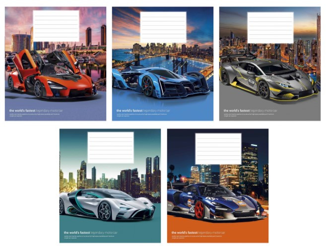 Зошит 12_арк. лінія "STAR" / Сучасні авто