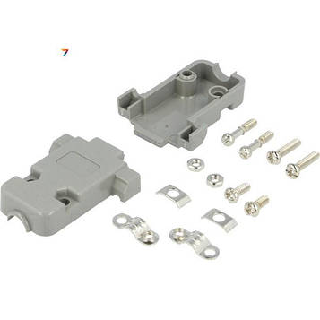 CCOV09-SC-LG Корпус: для роз'ємів D-Sub: D-Sub 9pin, D-Sub HD 15pin: прямий