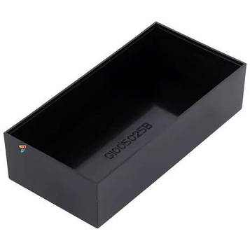 G1005025B під заливку компаундом чорного кольору, з високоміцного ABS пластику UL-94HB.размери: 100 * 50 * 25мм.