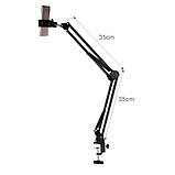 Тримач настільний для телефонів 3,5-10,6 дюймів із поворотом 360° Cantilever Support, фото 7