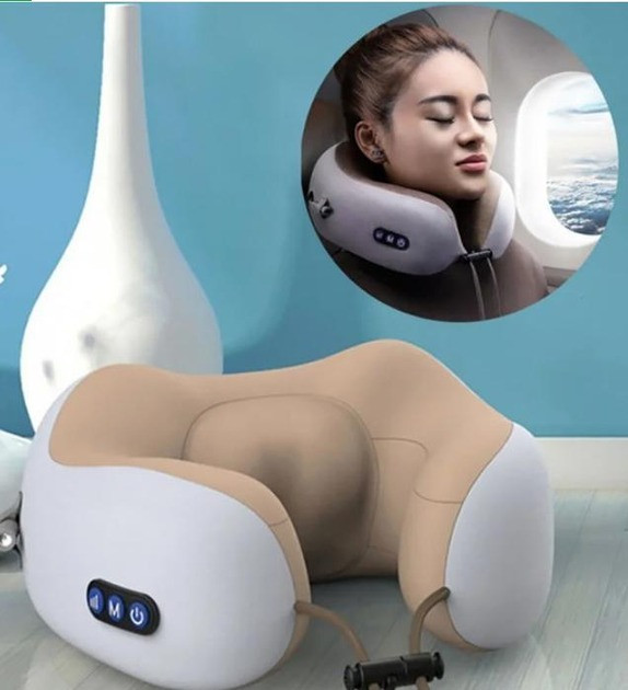 Бездротова масажна подушка Gelius Smart Pillow Massager GP-PM001 з функцією пам'яті й інфрачервоним підігріванням, фото 1