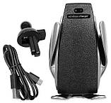 Автотримач Smart Sensor S5 з бездротовою зарядкою 10 Вт і сенсорним керуванням Кріплення на повітропровід, фото 10