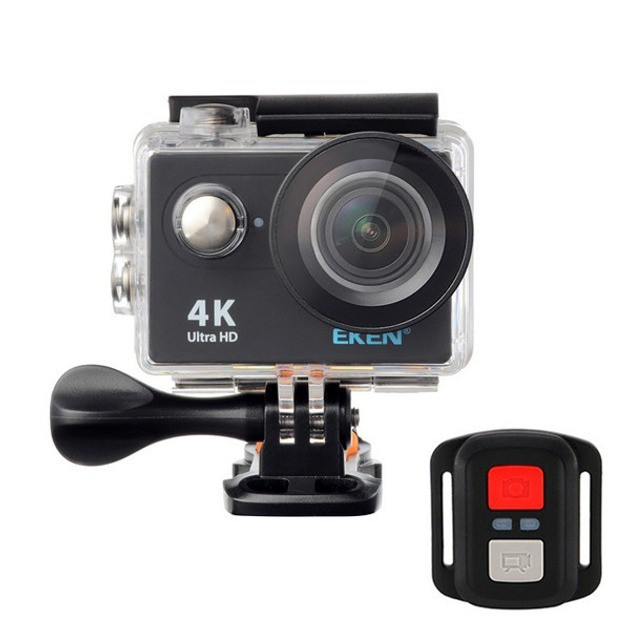 Екшн-камера Eken H9 Ultra HD 4K Wi-Fi + аквабокс і кріплення Кут огляду 170°, екран 2", відеореєстратор, фото 1