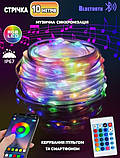 Світлодіодна RGB-стрічка LED MDX-265 10 м Водонепроникна LED-стрічка з пультом і USB, фото 3