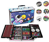Набір для творчості Астронавт, 145 предметів, алюмінієва валіза, фото 3