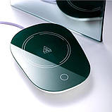 Розумний кухоль LUCKY з підігрівом на платформі 400 мл у подарунковому пакованні, зелений, фото 3