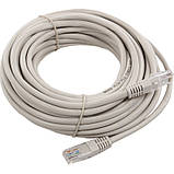 Інтернет-кабель патч-корд UTP RJ45 CAT5e LAN 10 м, мідний, для під'єднання Ethernet-мережі, фото 4