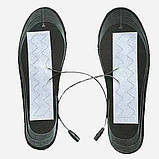 Електричні USB-устілки з підігрівом 28.5 см, для взуття 35-45 розміру, вологостійкі, універсальні, фото 5