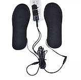 Електричні USB-устілки з підігрівом 28.5 см, для взуття 35-45 розміру, вологостійкі, універсальні, фото 6