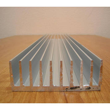 ALPR-285X94 Алюмінієвий профіль, 285x94x37 мм, товщина підстави-6 мм, кількість ребер-10