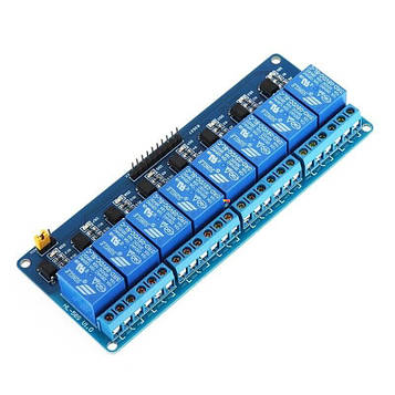 8-Channel 12V Relay Module for Arduino Восьмиканальний релейний модуль для ARDUINO контролерів. 12V. Low level trigger