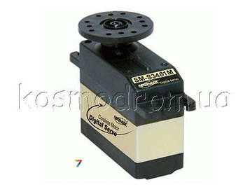 SM-S3481M Робоча напруга: 4,8 - 6.0V постійного струму - 4,8V Швидкість: 0.10 sec/60, момент, що крутить: 4,3 кг-см - 6V