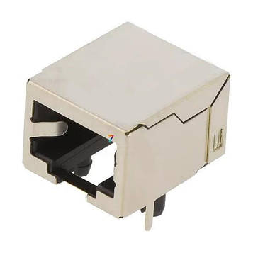 RJ45GE-C Роз'єм: RJ45, гніздо, PIN: 8, екранований, Конф: 8p8c, THT
