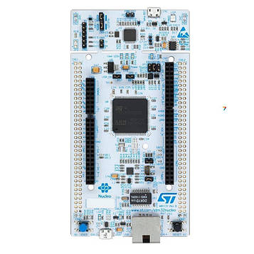 NUCLEO-F439ZI Плата розробки STM32 Nucleo-144 з мікроконтролером STM32F439ZI, підтримує підключення Arduino, ST Zio та morpho