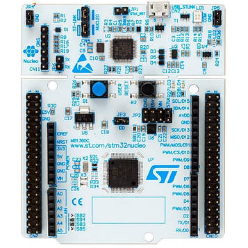 NUCLEO-G0B1RE Плата розробки STM32 Nucleo-64 з мікроконтролером STM32G0B1RE, підтримує підключення Arduino та ST morpho
