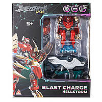 Ігровий набір SCREECHERS WILD! S5 L1 V2 – ХЕЛШТОРМ (запускник-бластер, машинка-трансформер)