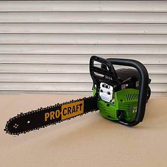 Бензопила Procraft K450 (3.5 кВт, 2 шини 40см та 45см) Ланцюгова пилка Прокрафт К450