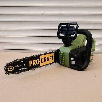 Акумуляторна пилка Procraft PKA36 (25см шина, 20В) Без АКБ та ЗУ. Безщіткова пилка Прокрафт PKA-36