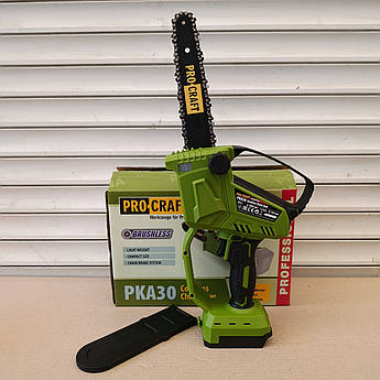 Акумуляторна міні пила Procraft PKA30 (20см шина, 20В) Без АКБ та ЗУ. Безщіткова пилка Прокрафт PKA-30