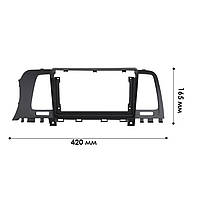 Перехідна рамка Lesko 9" Nissan Murano 2009-2014 (7205) 5 шт., фото 3