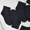 Шкарпетки чоловічі 6 пар "Чорні" бавовна преміум сегмент середньої висоти розмір 41-45 арт. 265.6, фото 4