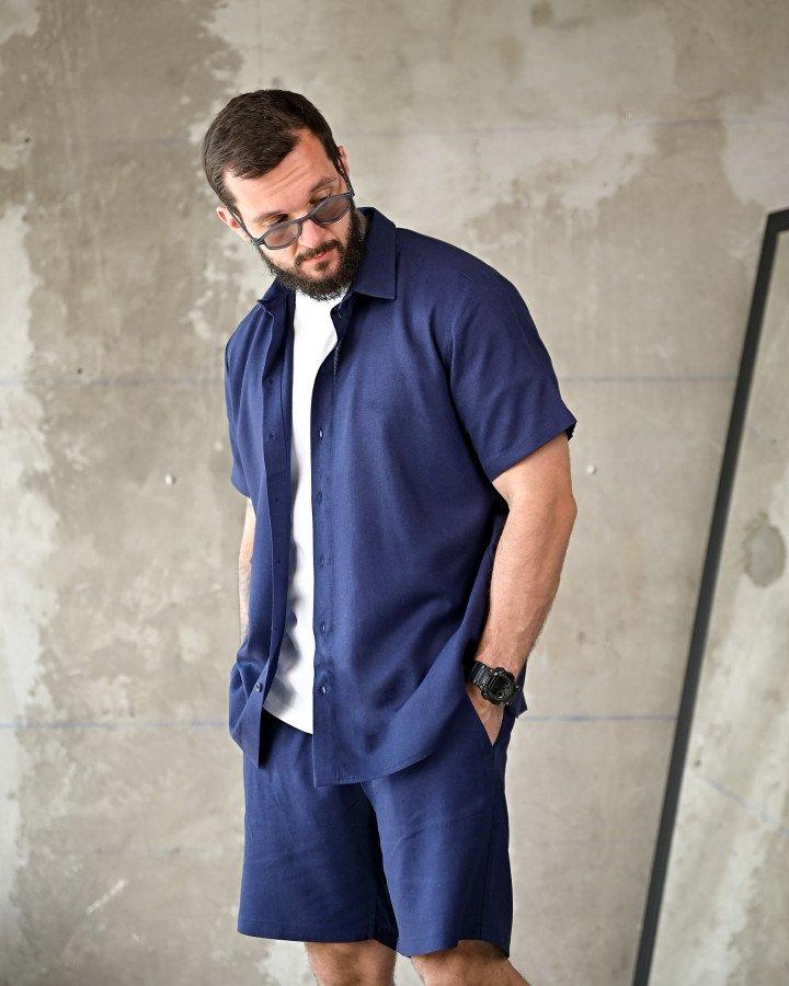 Summer linen suit FORD sea PP7808, фото 1