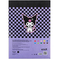 Картон кольоровий двосторонній А4 10арк., 10 кольорів Kite Kuromi