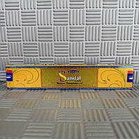 Ароматичні палички Натурал Сандал. Благовонія. Аромапалички. 15г Satya