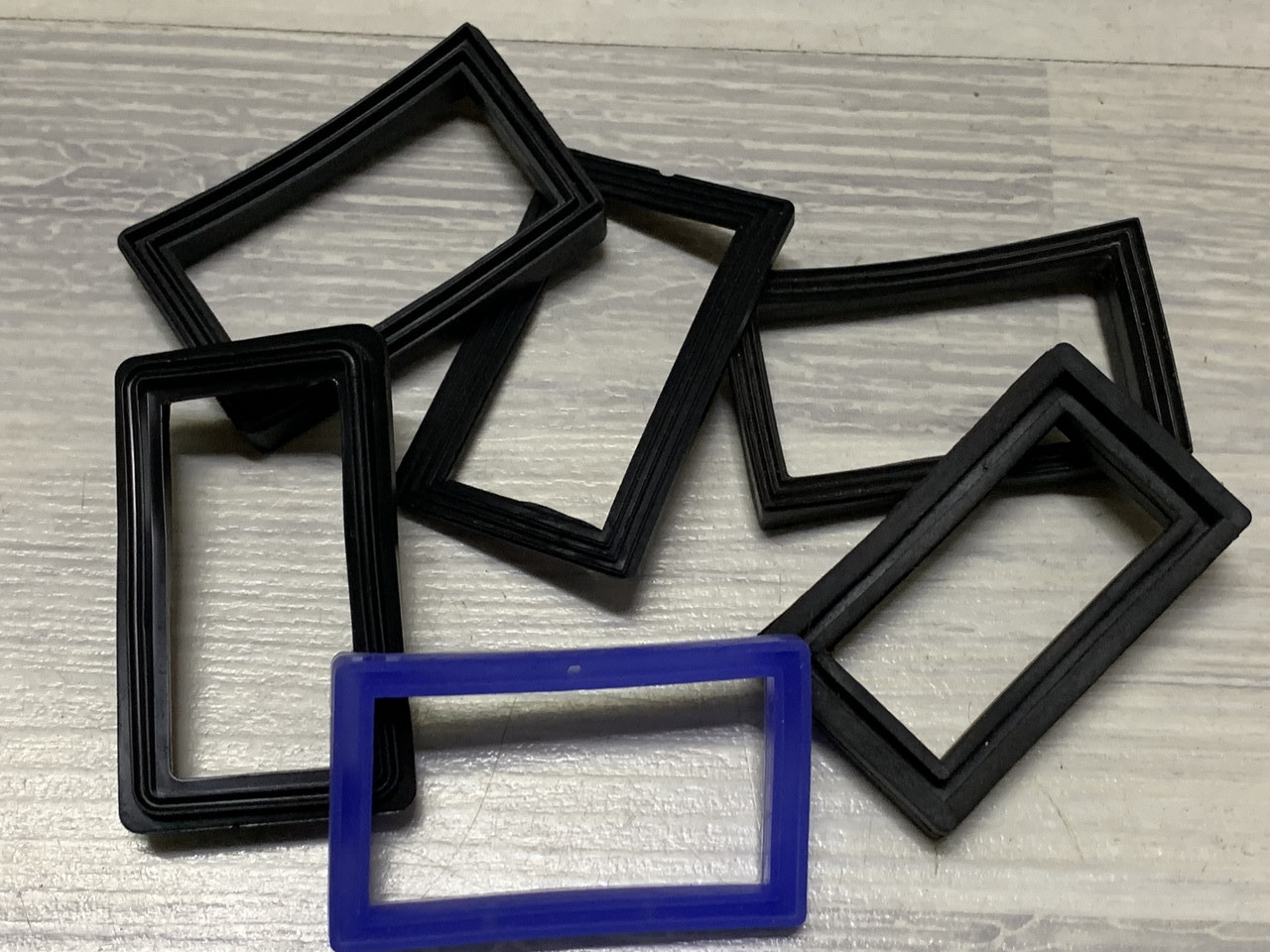 Комплект гумових прокладок в асортименті на перелив сифону