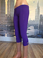 Капри женские летние с пряжкой до колена удобные повседневные размер М