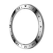 Безель для смарт годинника Xiaomi Watch S3/S4 PC Armor Cover Case Silver with scale + захисне cкло, фото 2