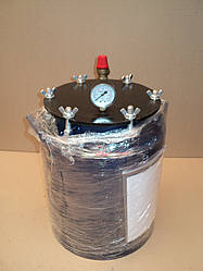Автоклав електричний (цифровий) для домашнього консервування на 16 літрів банок (горловина 215 мм)