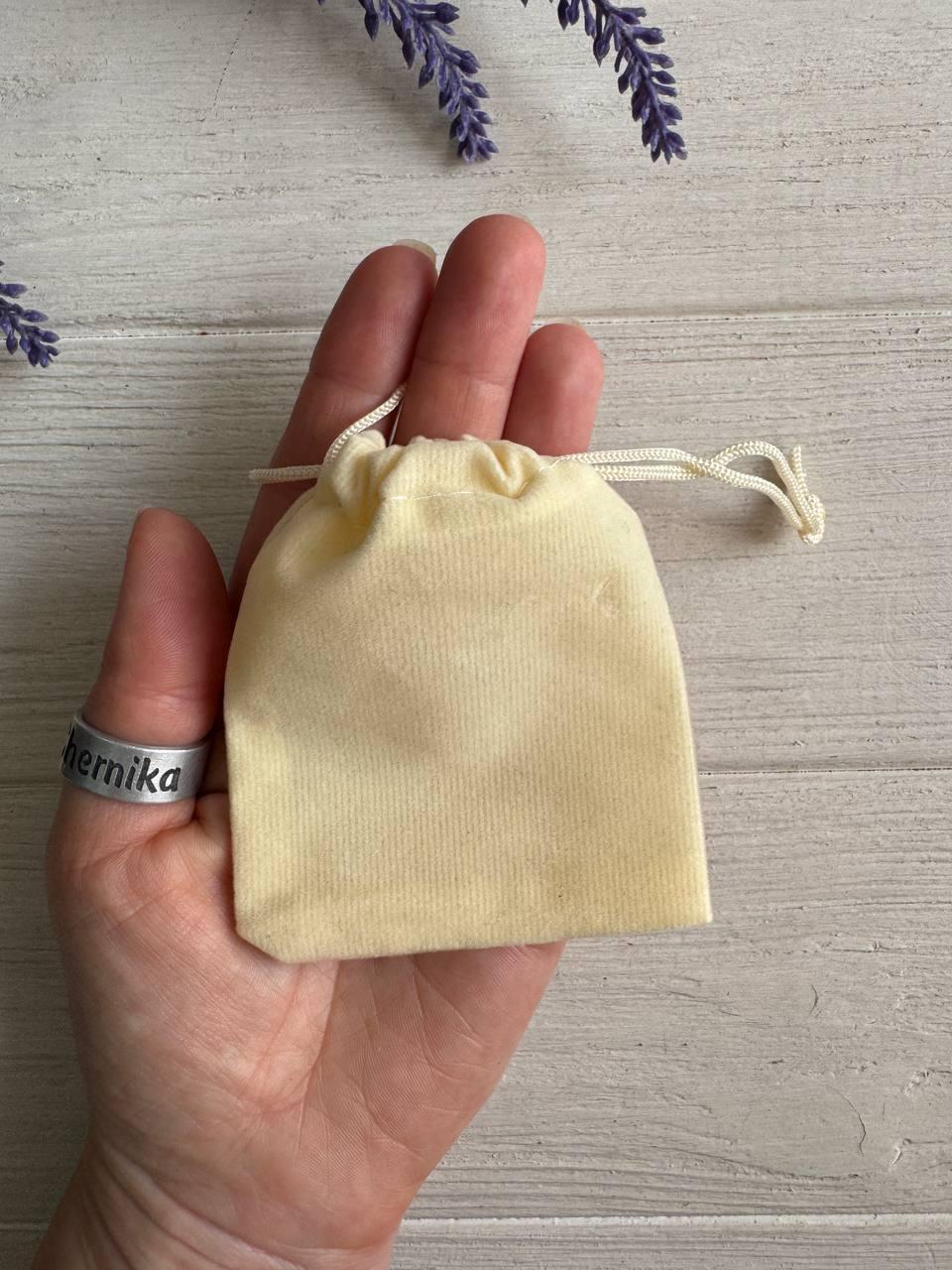 Мішечки велюрові 7*9 см, бежеві 50 шт