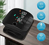 Наручний тонометр IW49 з голосом, LED-екраном і зарядкою від USB, фото 8