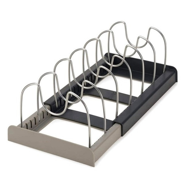 Сушарка для посуду DISH RACK з неіржавкої сталі, розширювана, зручна для кухні, фото 1