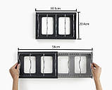 Сушарка для посуду DISH RACK з неіржавкої сталі, розширювана, зручна для кухні, фото 7