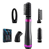 Мультистайлер HA51 5 в 1 фен-щітка з насадками, функцією іонізації та захистом від перегрівання, 1000 Вт, дротовий, фото 5